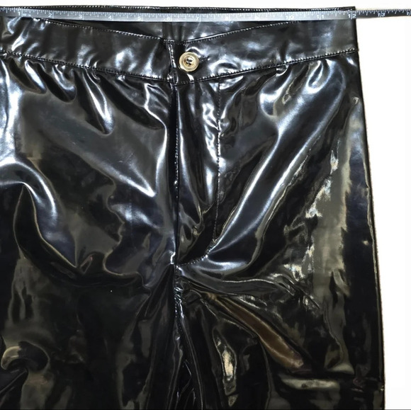 Faux Leather High Waisted Pants in Black - Extra Small - NWOT - Picture 7 of 14